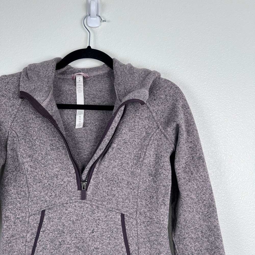 Lululemon Women's‎ Fleece And Thank You Pullover Sz 4 - Picture 4 of 6